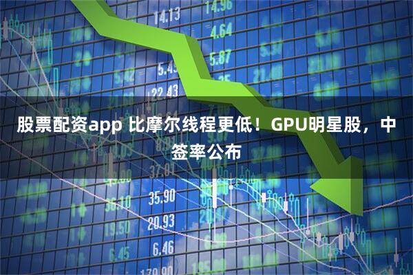 股票配资app 比摩尔线程更低！GPU明星股，中签率公布