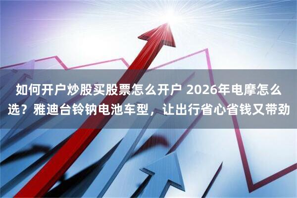 如何开户炒股买股票怎么开户 2026年电摩怎么选？雅迪台铃钠电池车型，让出行省心省钱又带劲